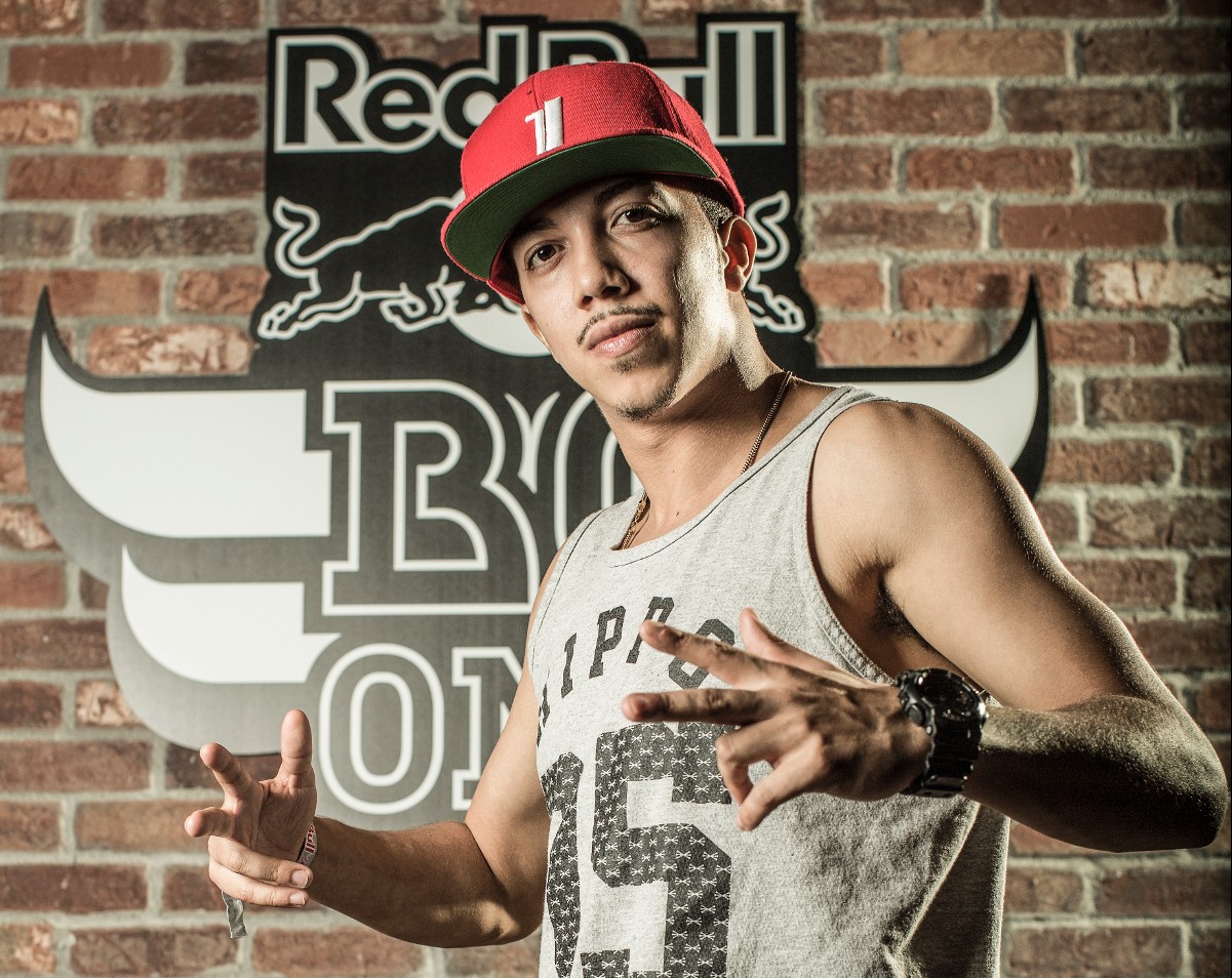 El Niño poses for a portrait prior to the Red Bull BC One National Finals, held at the Brooklyn Bowl Vegas, in Las Vegas, NV, USA on 14 August, 2014.