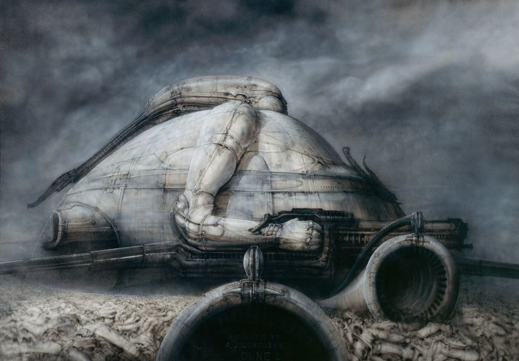 Un disegno di Giger, ovvero il papà di "Alien".