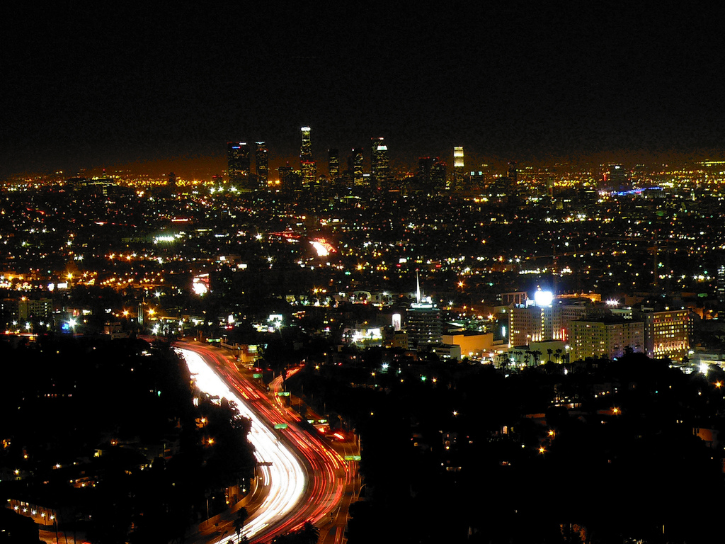 Los Angeles da Mulholland Drive