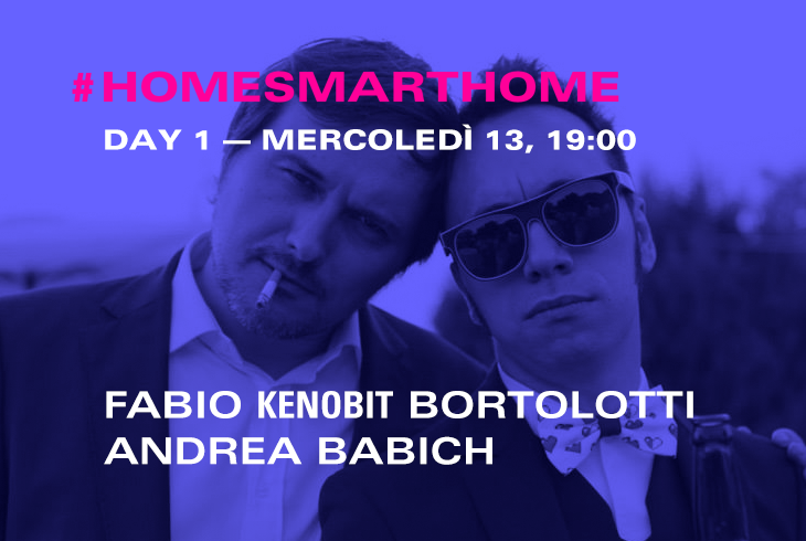 Fabio Kenobit Bortolotti e Andrea Babich di Retrogaming a Samsung Home Smart Home per il Fuorisalone 2016