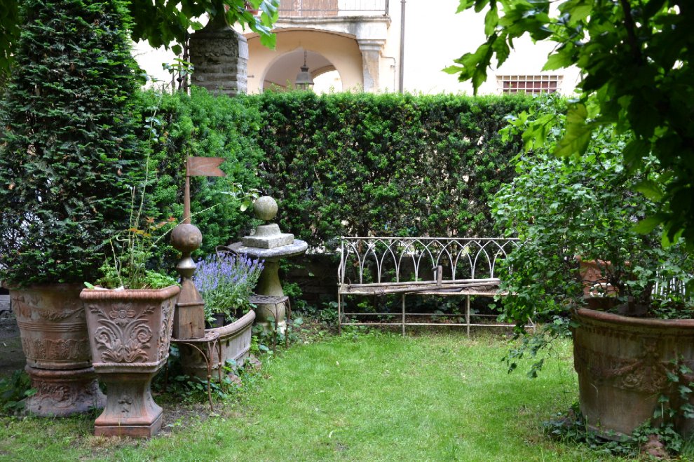 Il giardino di casa Marzadori a Bologna
