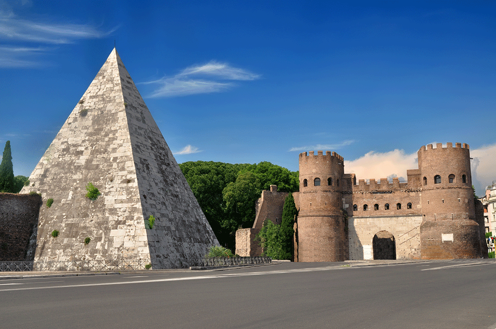 La Piramide Cestia.