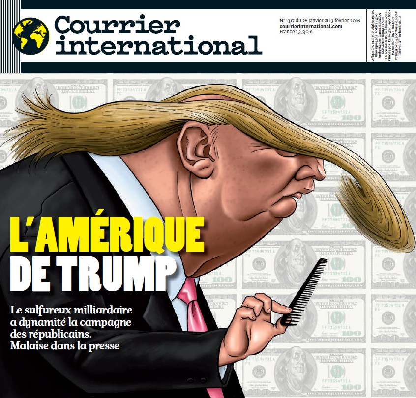 Un numero del Courrier International del 2016.