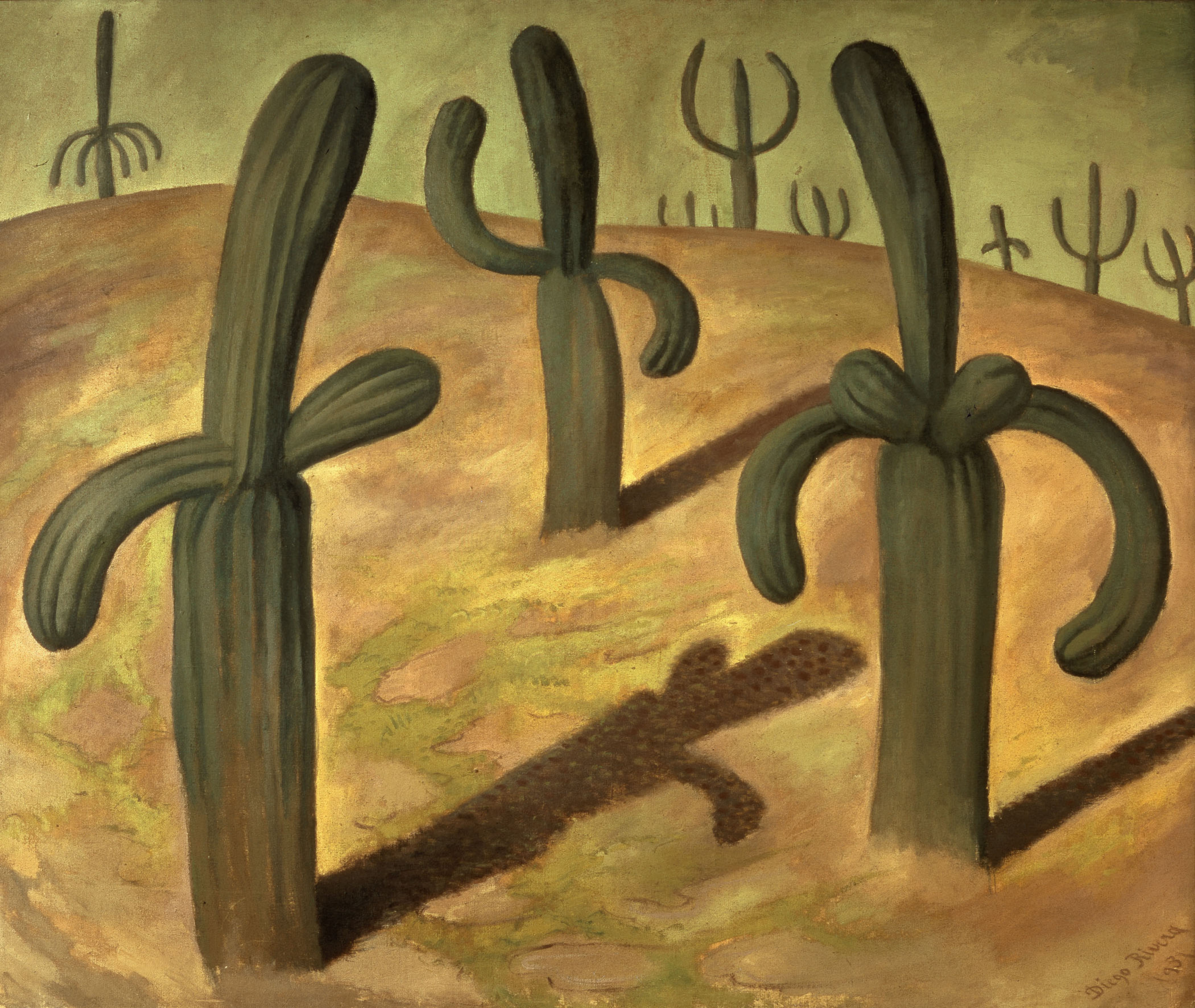 Paesaggio con cactus. Di Diego Rivera