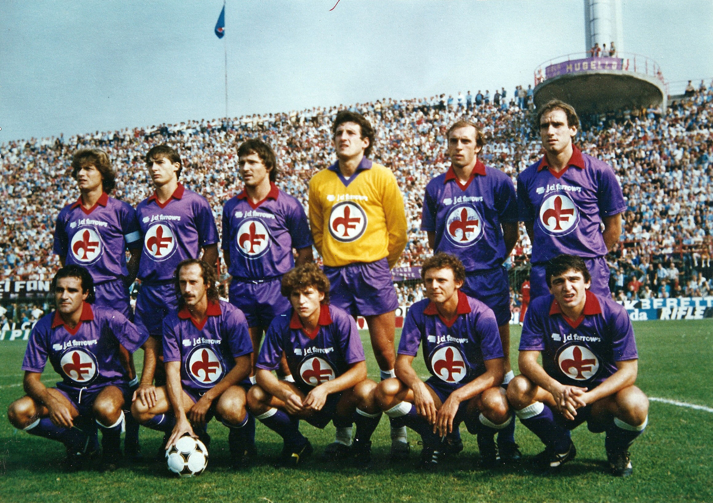 La Fiorentina 1981-82, vice campione di'Italia.