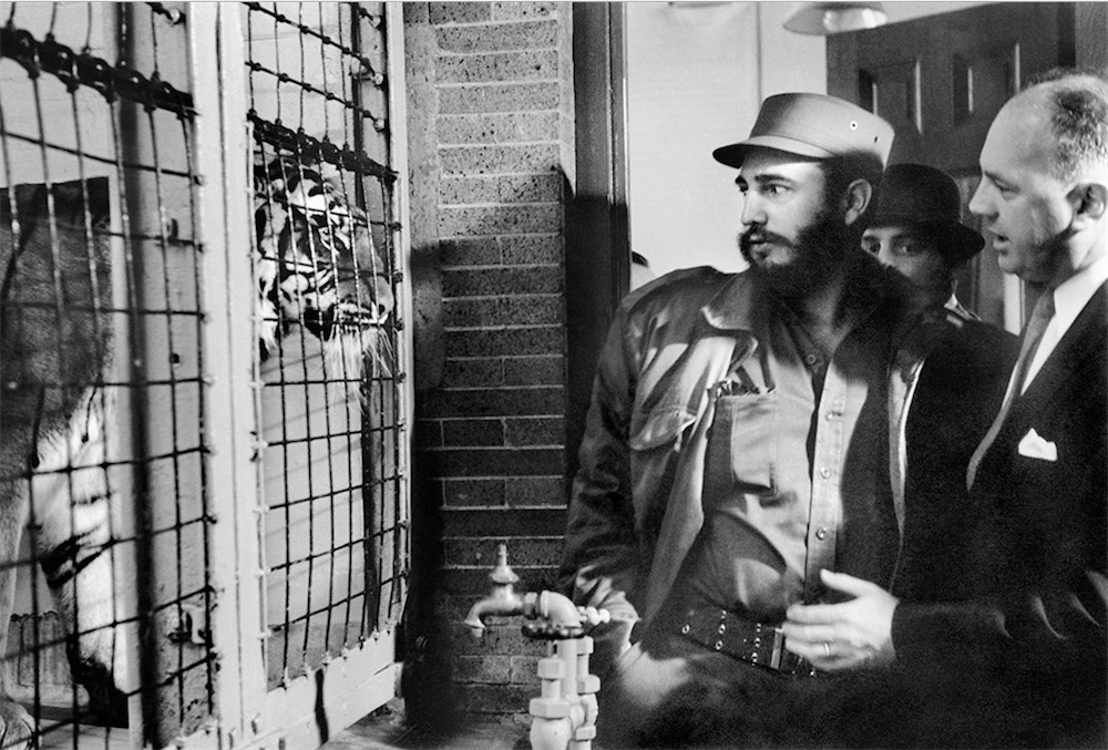 Fidel visita USA Zoo en New York !959