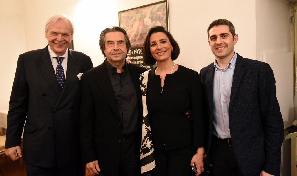Con il Maestro Muti e Pereira © Roberto Ricci